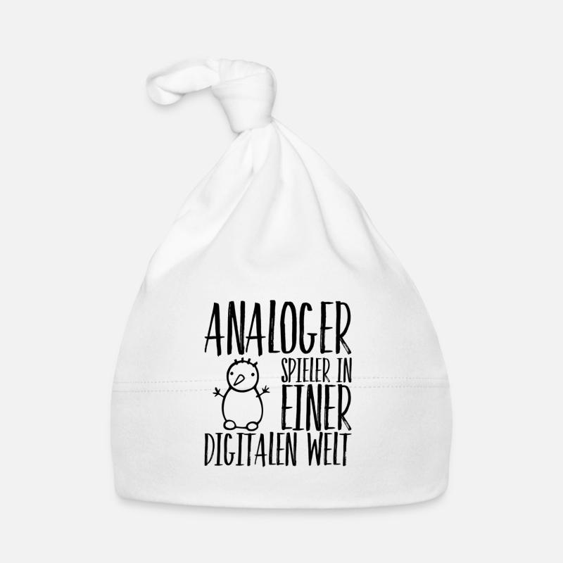 Analog is great Organic Baby Cap