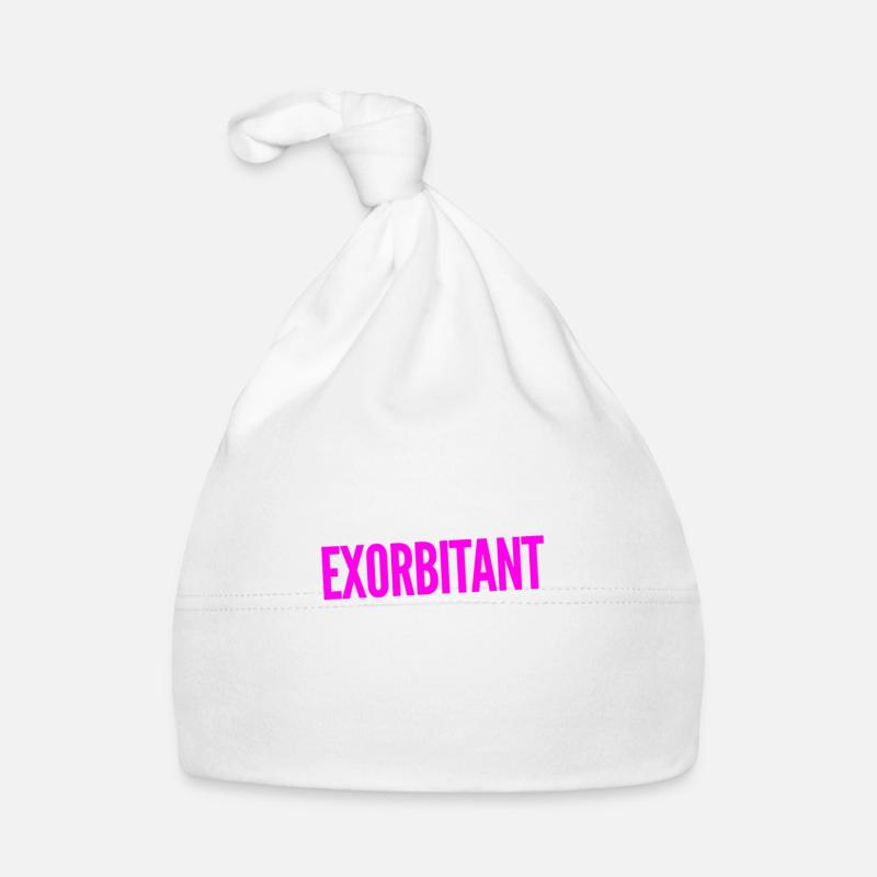 Je suis tout simplement génial Bonnet bio Bébé