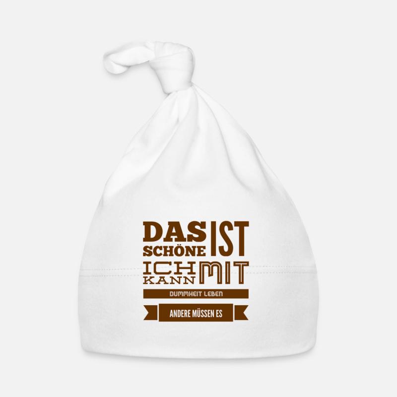 I can live with it Organic Baby Cap