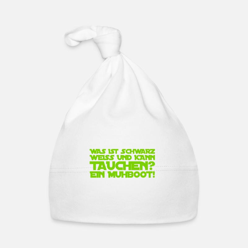Flachwitze sind super Baby Bio-Mütze