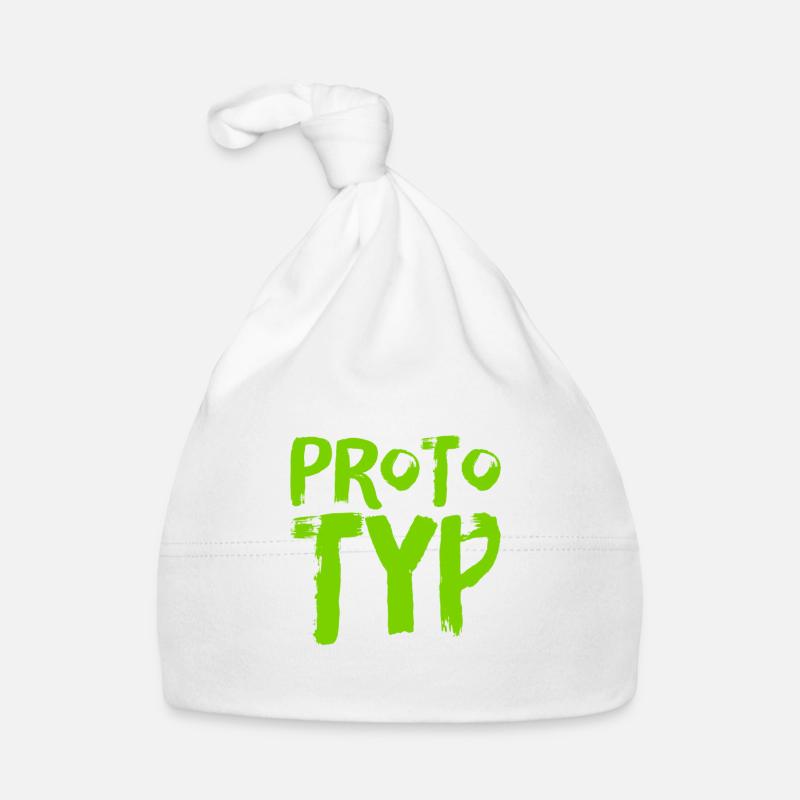 un prototype - Bonnet bio Bébé - blanc