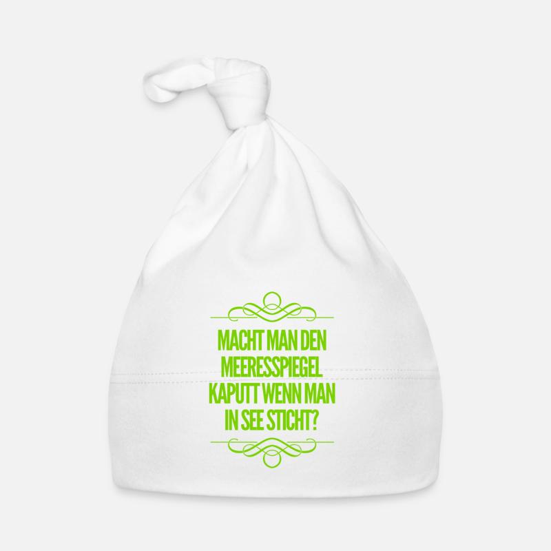 kaputter Meeresspiegel Baby Bio-Mütze