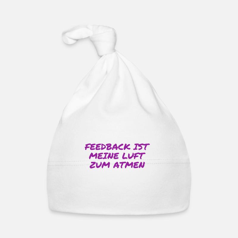 Feedback ist genial Baby Bio-Mütze