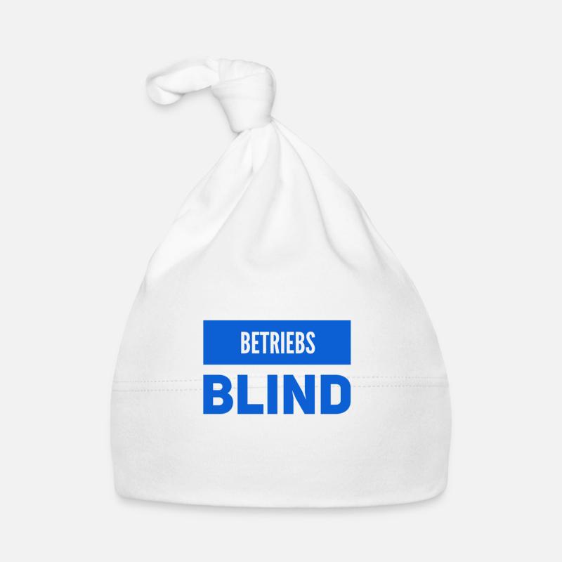 blind auf der Arbeit Baby Bio-Mütze