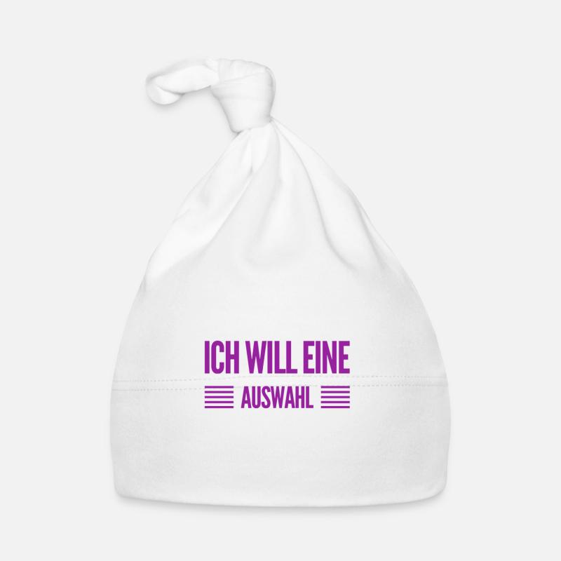 ich möchte eine Wahl Baby Bio-Mütze