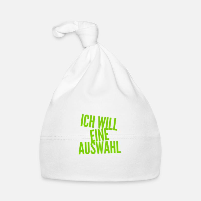 ich will eine Wahl Baby Bio-Mütze