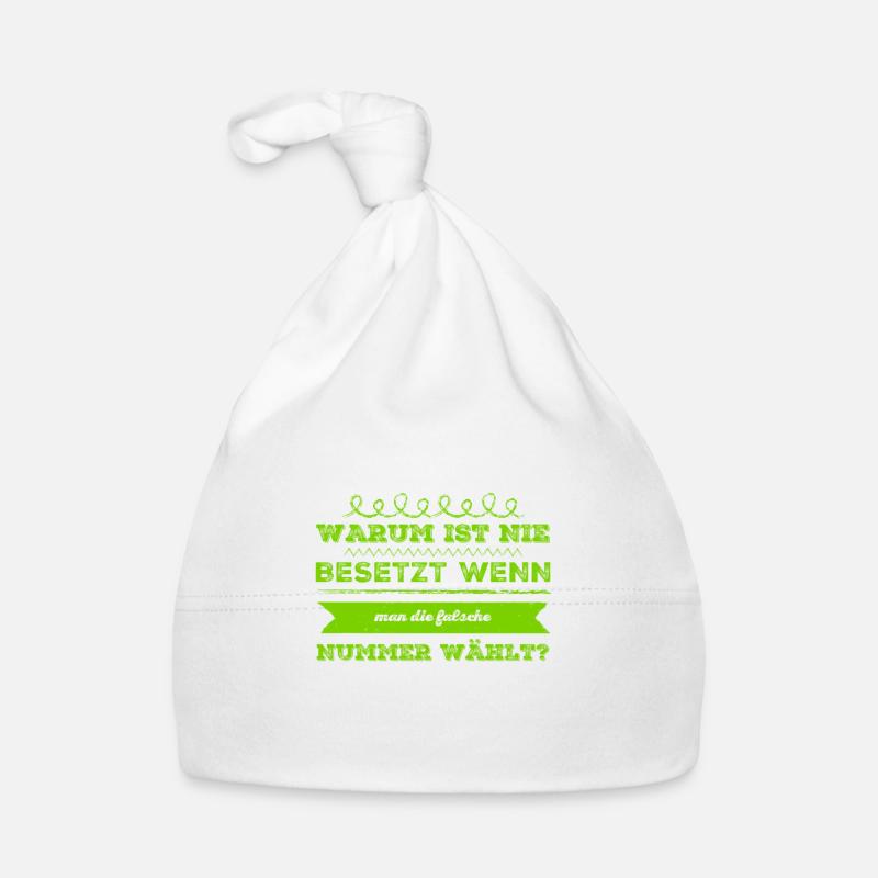 verwählt Baby Bio-Mütze