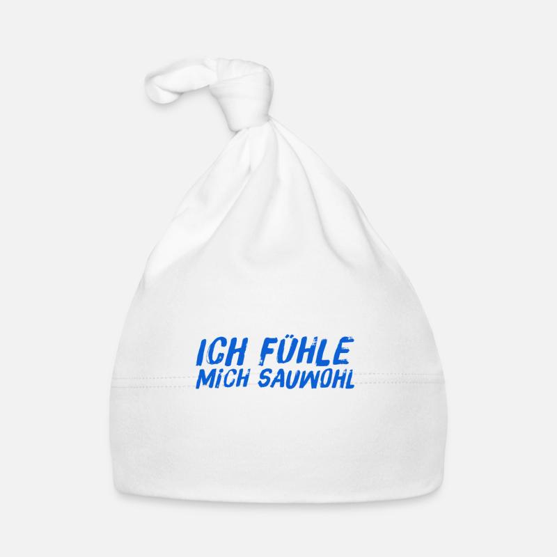 mir geht es einfach gut Baby Bio-Mütze