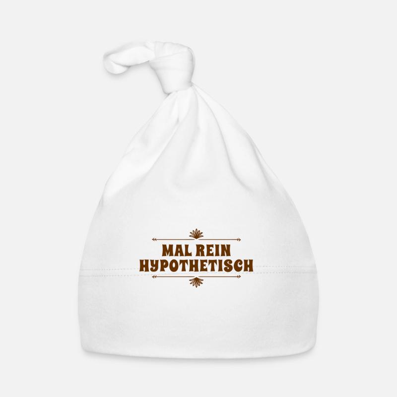 ich frage hypothetisch Baby Bio-Mütze