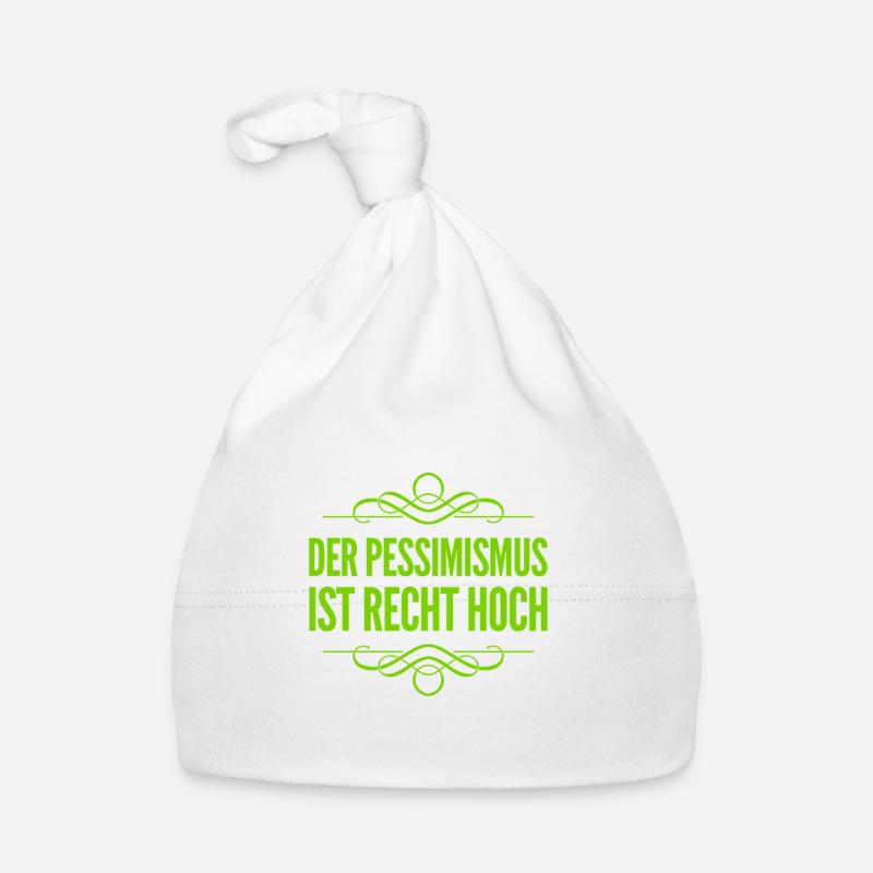 Je suis pessimiste Bonnet bio Bébé