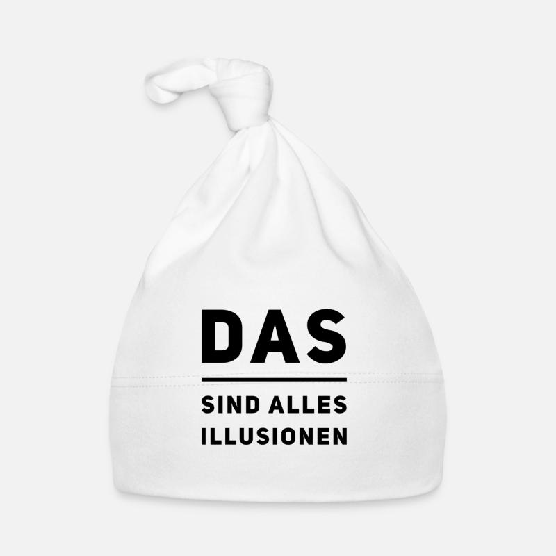 überall sind Illusionen Baby Bio-Mütze