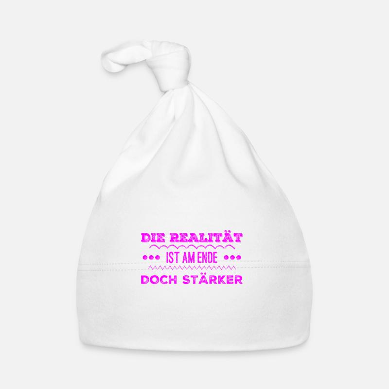 Reality prevails Organic Baby Cap