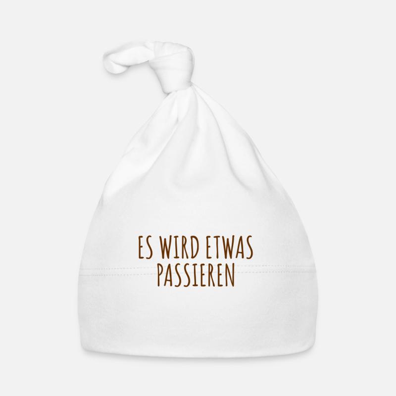 Something is happening Organic Baby Cap