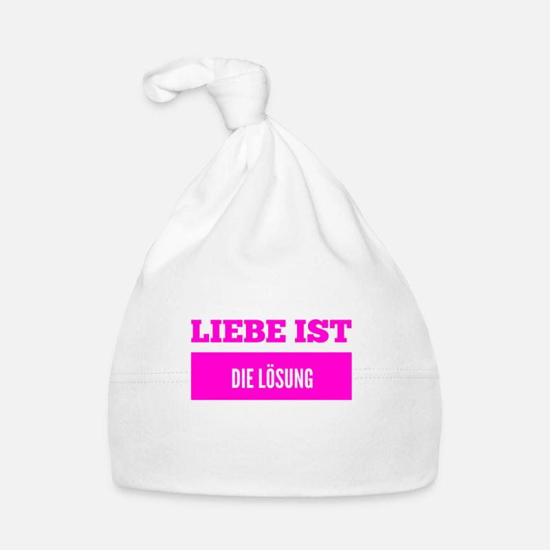 ich liebe das Leben Baby Bio-Mütze