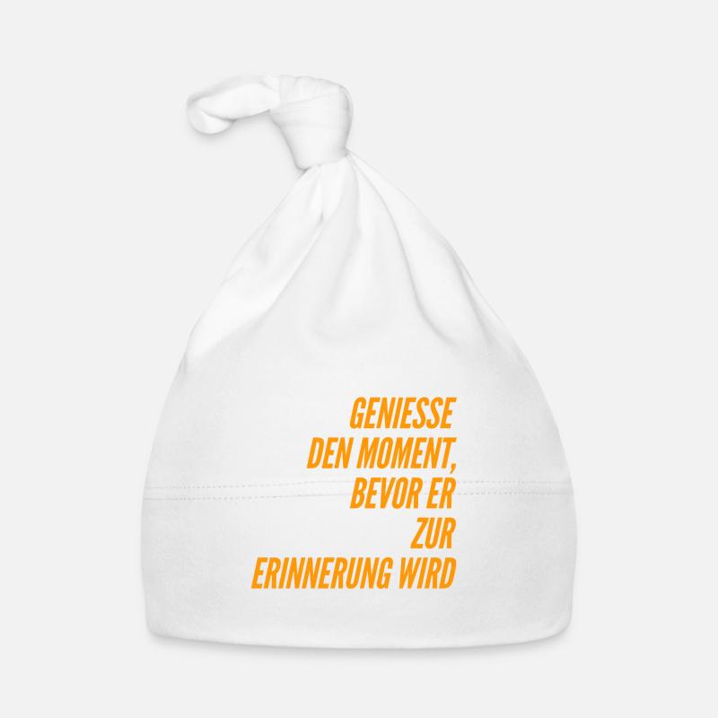 J’aime le présent Bonnet bio Bébé