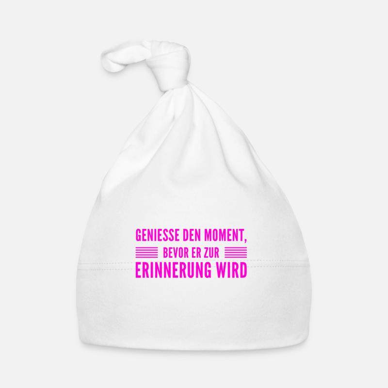 ich bin ein Genießer Baby Bio-Mütze