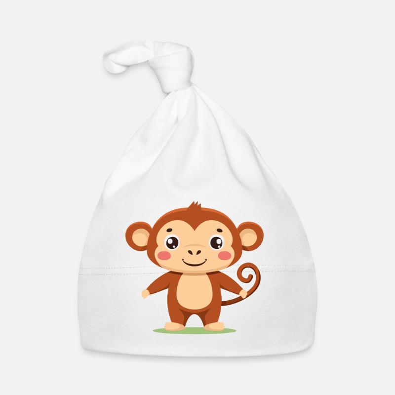 Monkey-like cool! Organic Baby Cap