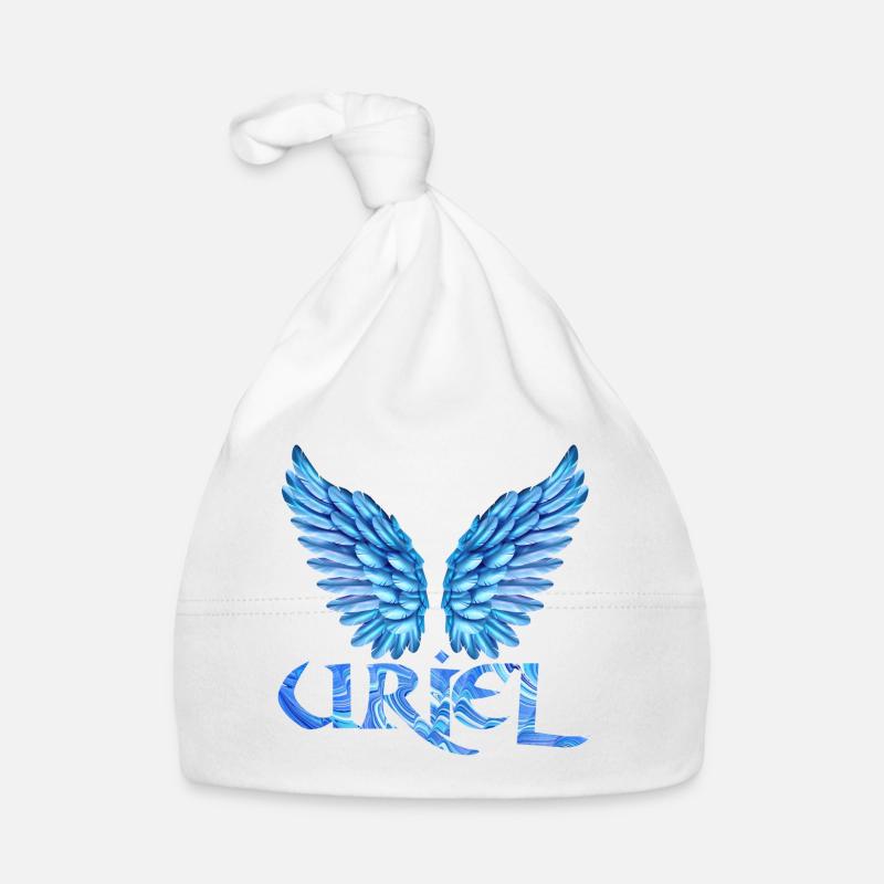 erzengel uriel e 80 - Baby Bio-Mütze - Weiß