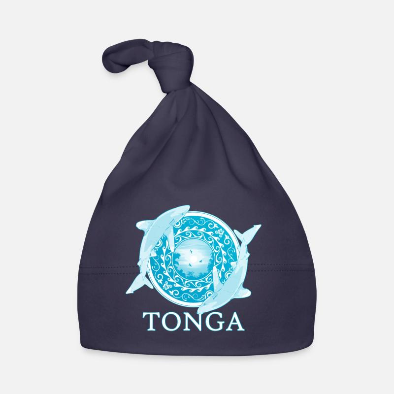 Requins de récif à pointe blanche Tonga Pride Bonnet bio Bébé