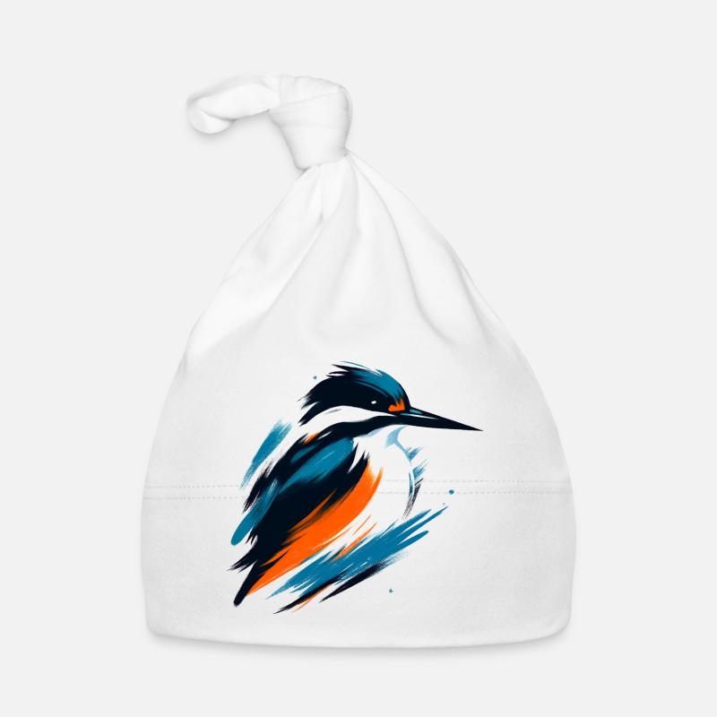 Dynamic Kingfisher Organic Baby Cap