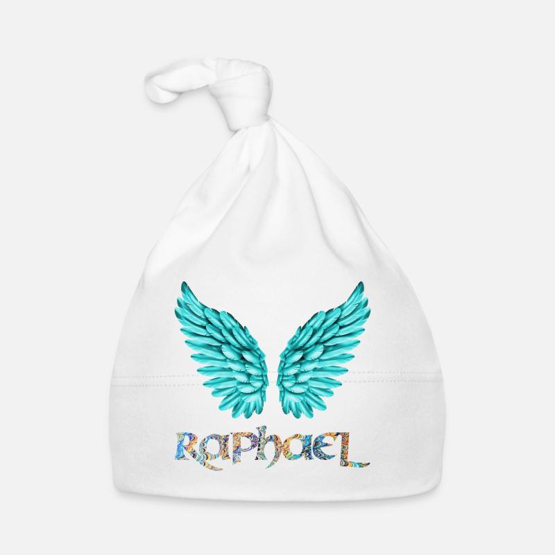erzengel raphael e 120 - Baby Bio-Mütze - Weiß