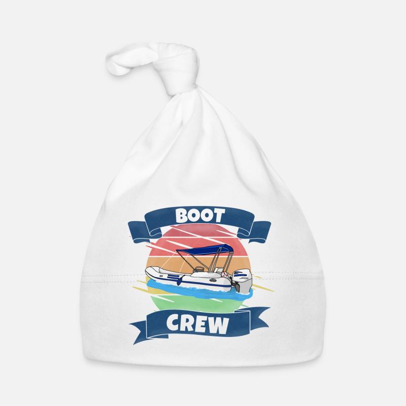 Boot crew Schlauchboot Motorboot Baby Bio-Mütze