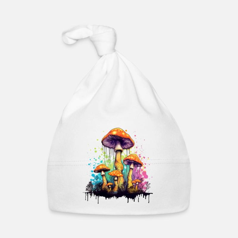 Psycho Champignons Bonnet bio Bébé