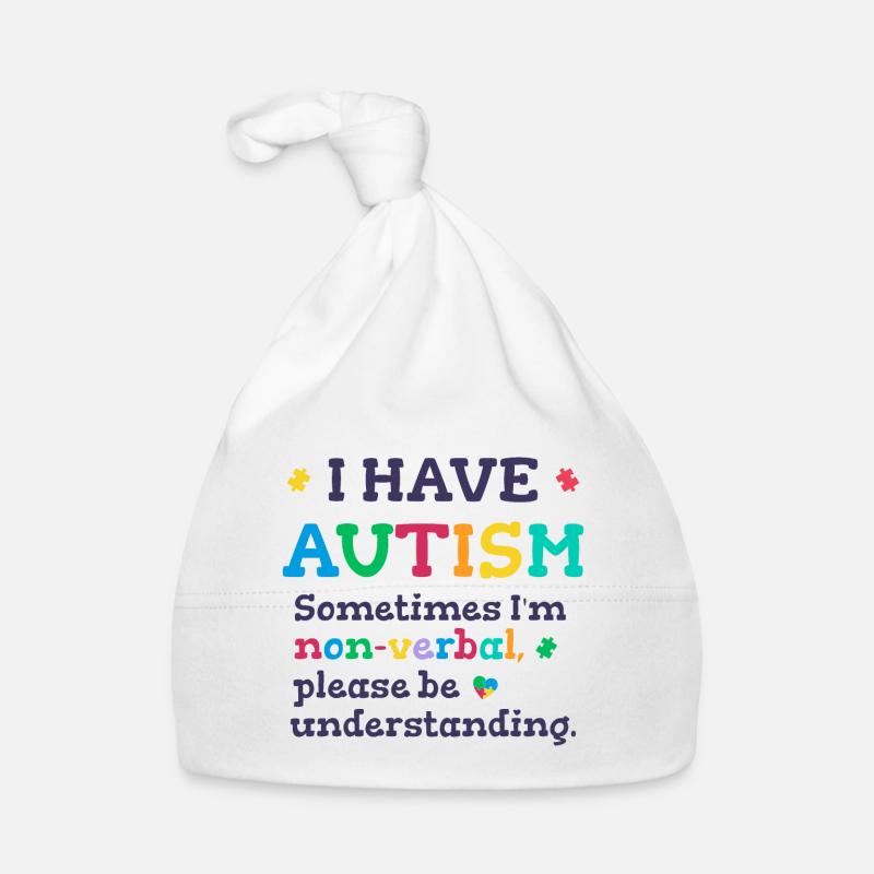 Autisme non verbal Bonnet bio Bébé