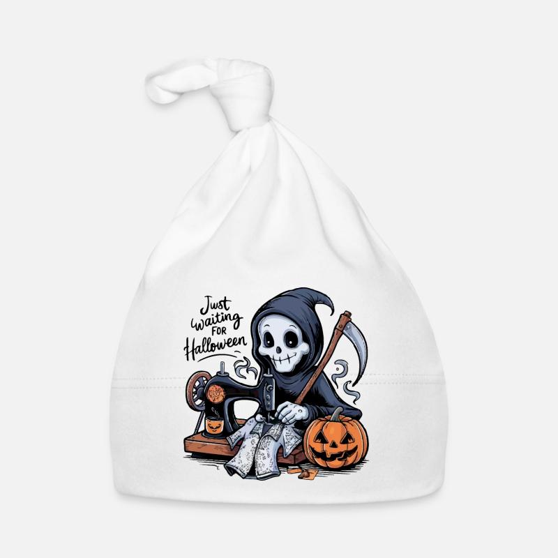 Grim Reaper coud un costume d’Halloween Bonnet bio Bébé