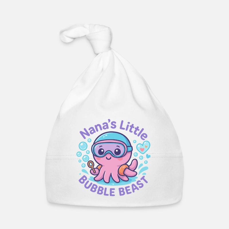 Nana’s Little Bubbles Animal Mignon Calmar Bonnet bio Bébé
