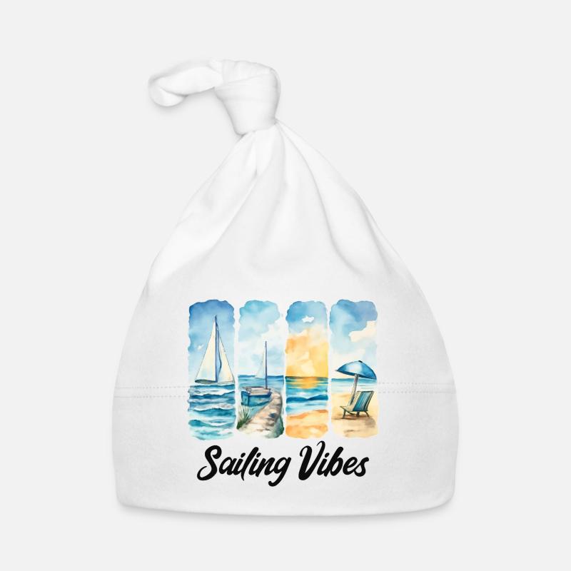 Sailing Vibes – Feel the Ocean Organic Baby Cap
