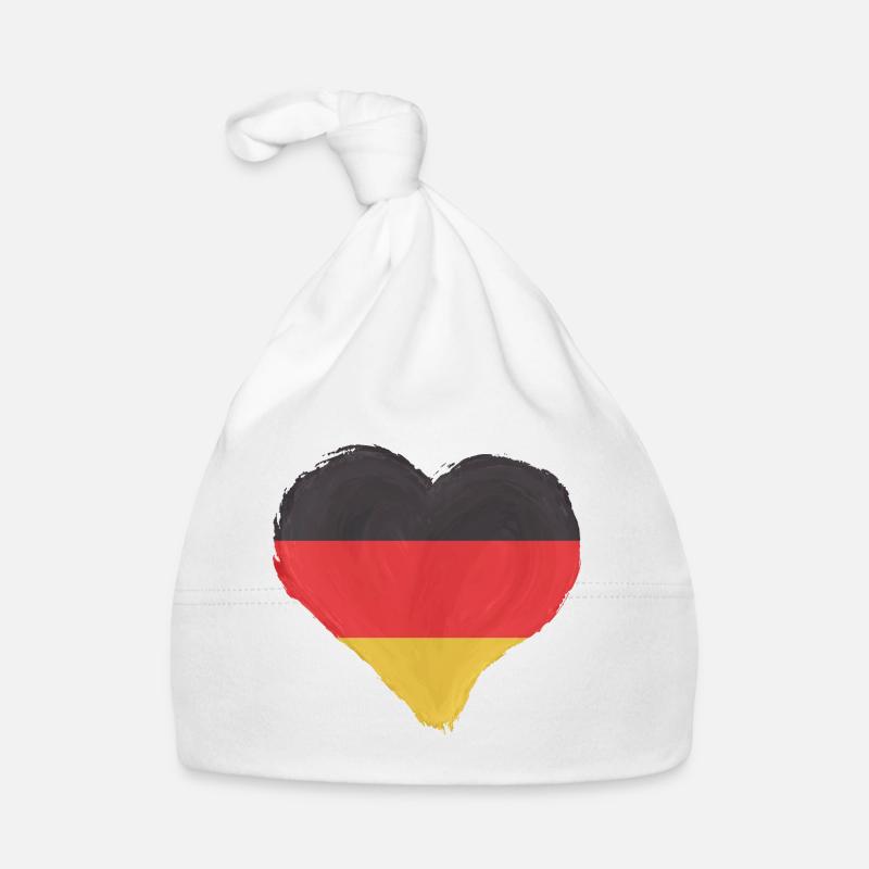 Allemagne Drapeau allemand Drapeau allemand Utilisé Regarder à la maison Bonnet bio Bébé