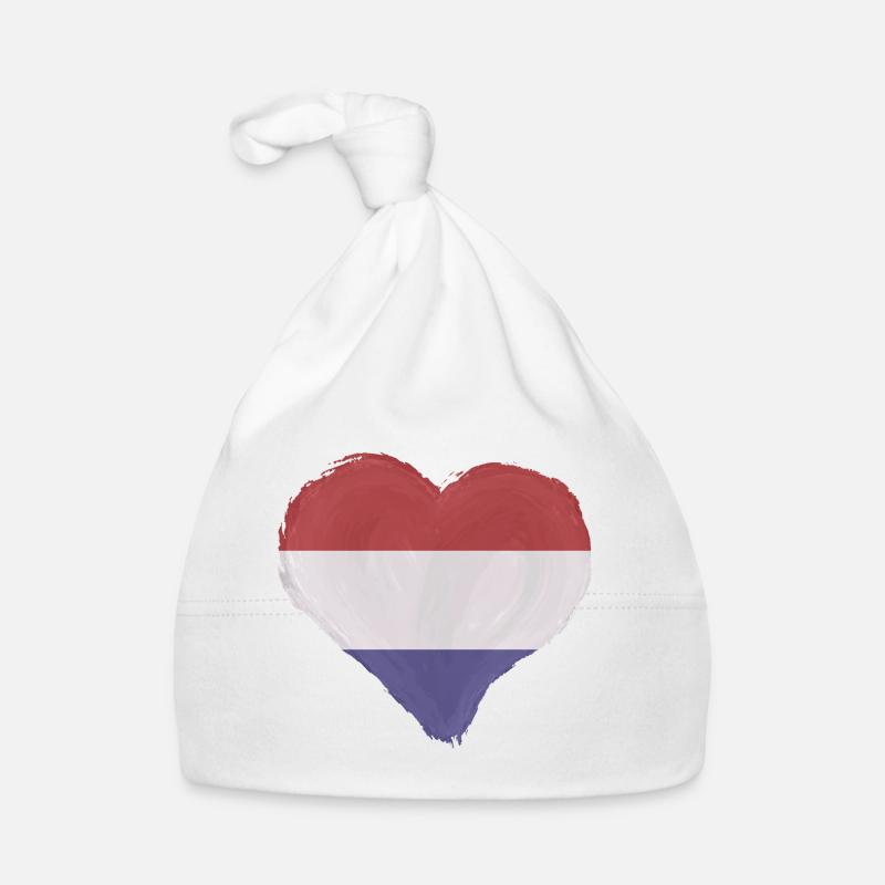Drapeau des Pays-Bas Hollande Drapeau néerlandais Bonnet bio Bébé