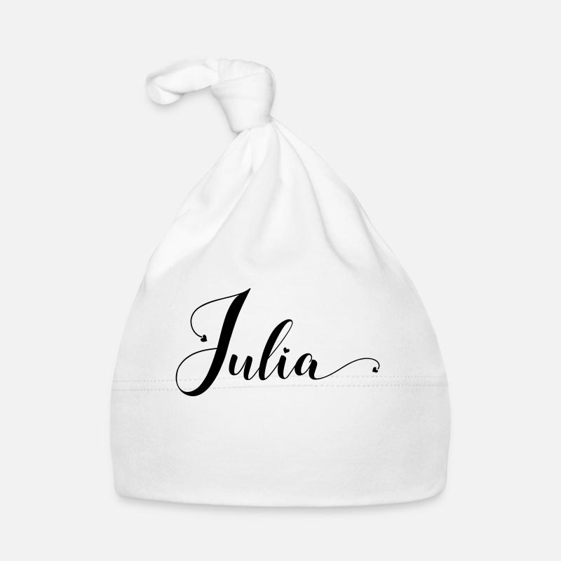 julia - Baby Bio-Mütze - Weiß