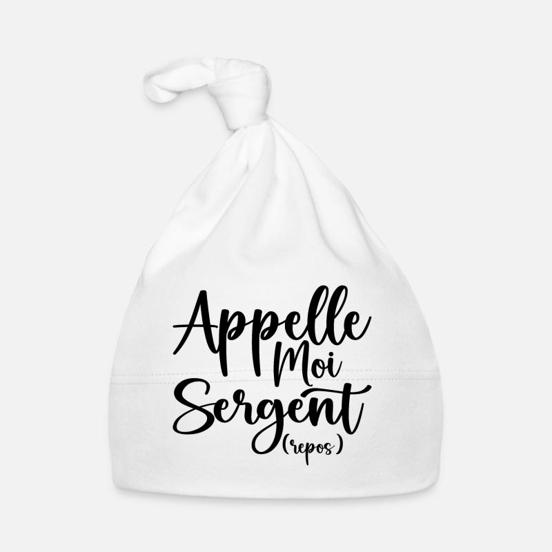 Appelle Moi Sergent Repos Bonnet bio Bébé