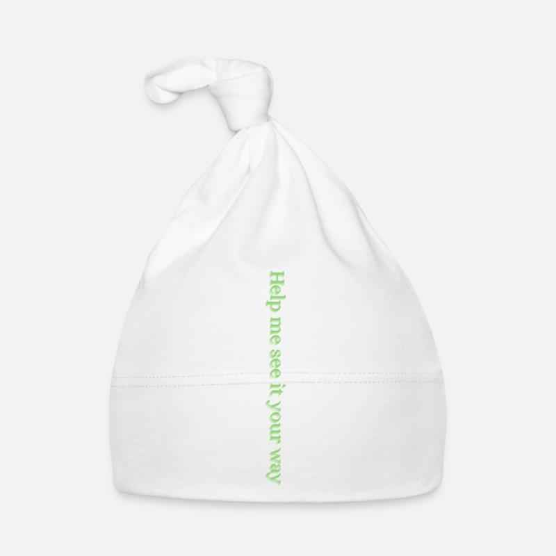 Help me see it your way Organic Baby Cap