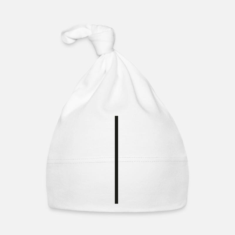 Vertical Line Organic Baby Cap