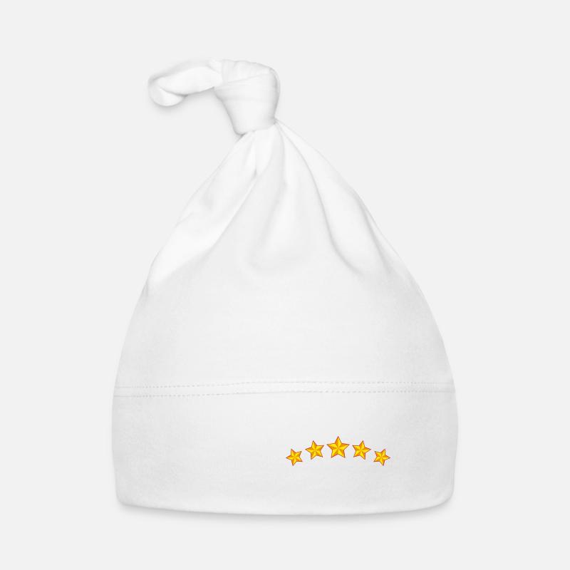 Star arc 3 colors Organic Baby Cap