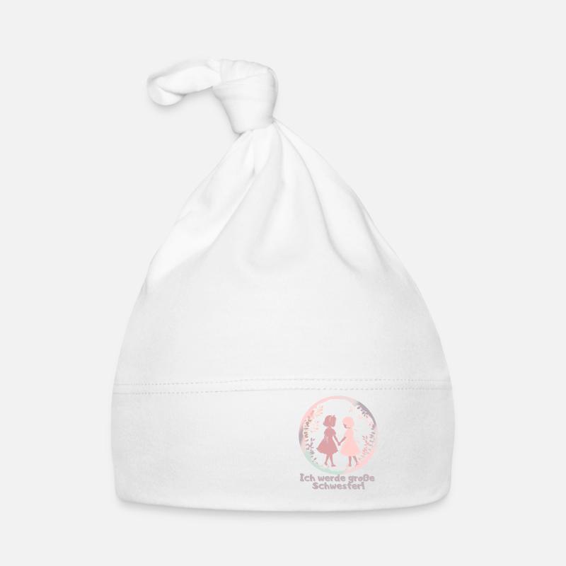 Ich werde große Schwester! Baby Bio-Mütze