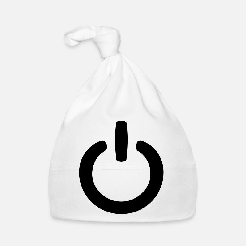 Power Symbol Baby Bio-Mütze