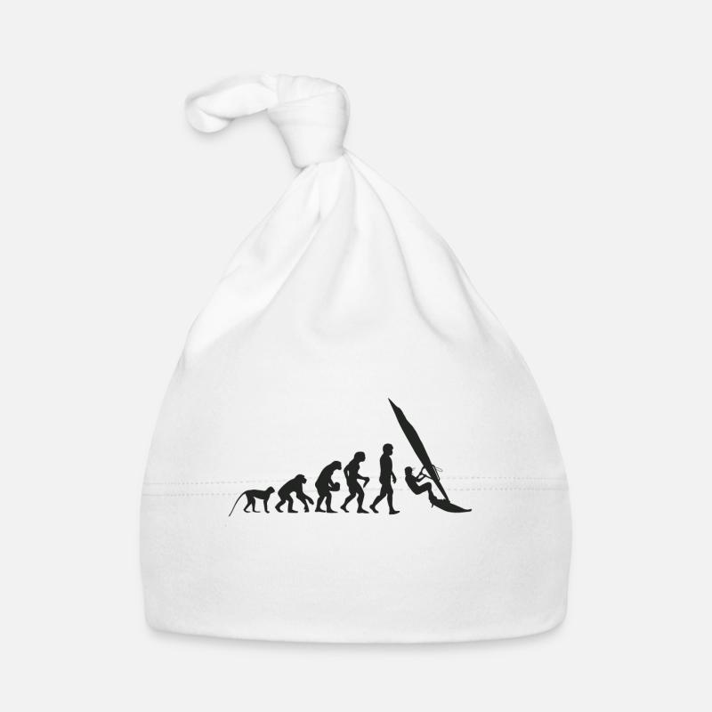 Evolution Windsurfing - Baby Bio-Mütze - Weiß