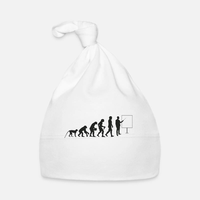 Teacher evolution Organic Baby Cap