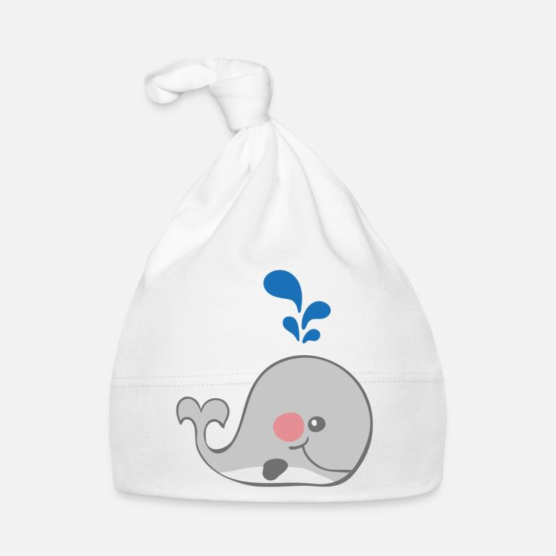 whale Organic Baby Cap