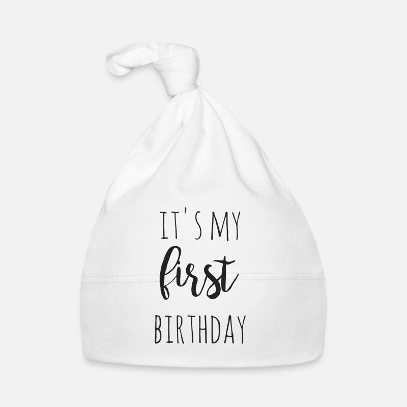 it's my first birthday Organic Baby Cap