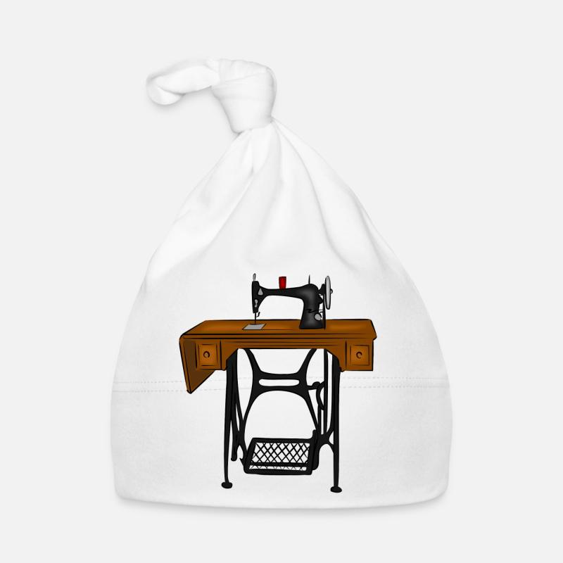 Sewing Machine Organic Baby Cap