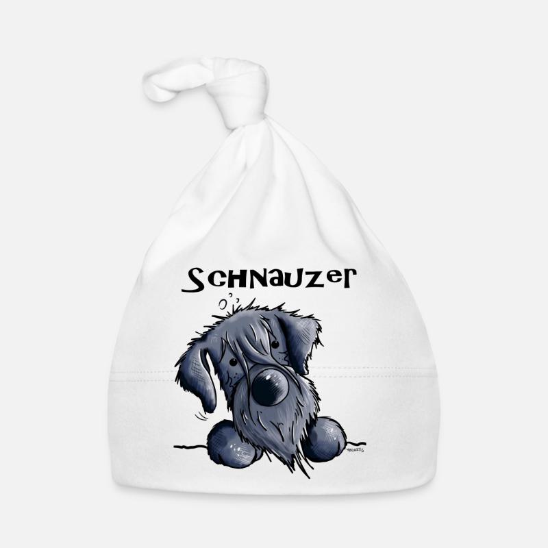 Süßer Schnauzer Baby Bio-Mütze