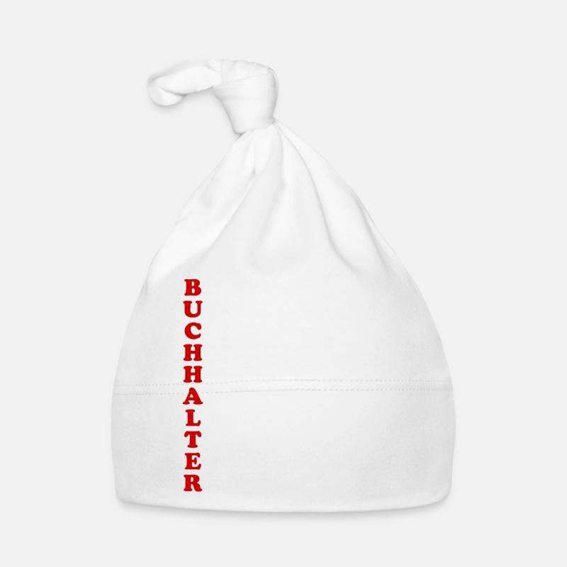 buchhalter spruch - Baby Bio-Mütze - Weiß
