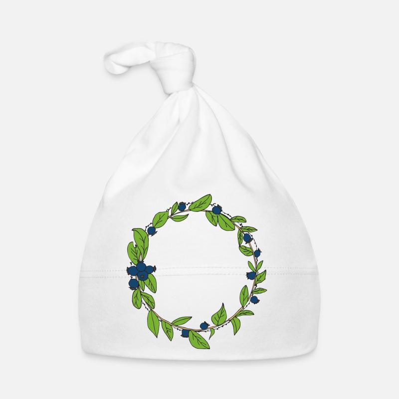 couronne de bleuets Bonnet bio Bébé