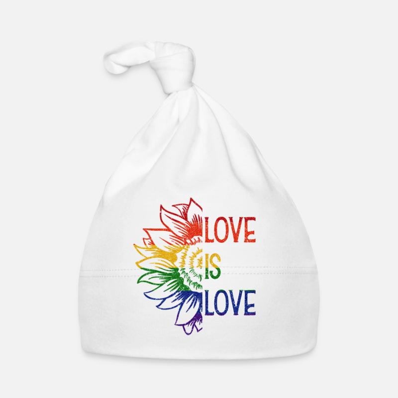 L'amour c'est l'amour Bonnet bio Bébé