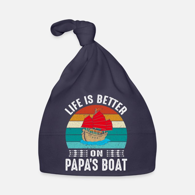 Nautical Sailing Terms Boat Sailing, Sailing Hobby Organic Baby Cap